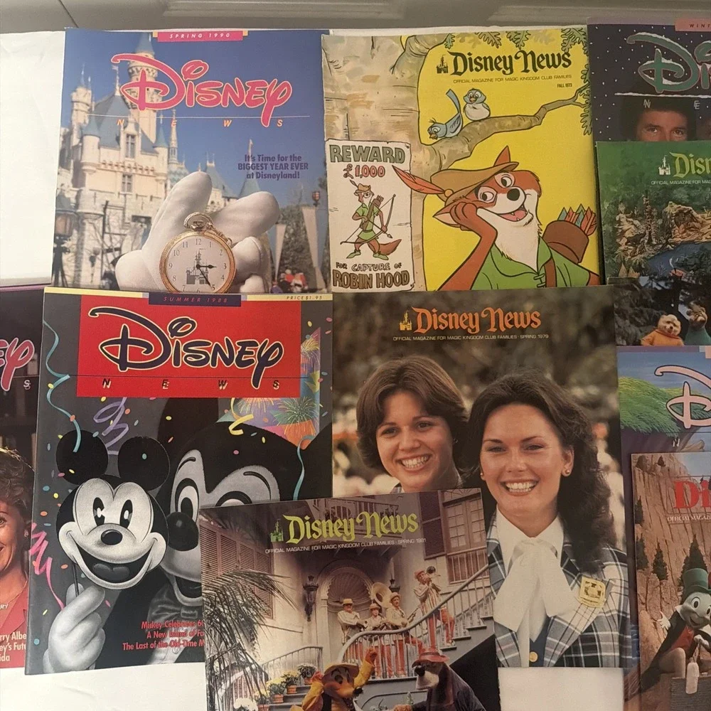 24 Disney News Magic Kingdom Club Magazines Lot 1973-1989 1990-1991 Disneyland - Picture 7 of 16